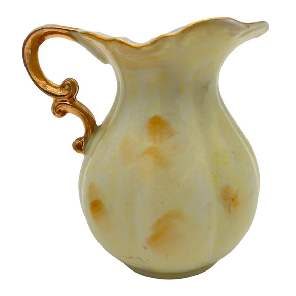 Enesco Small Pitcher And Bowl Vtg 60s Farm Country Style Fruit E2360 Japan - Picture 5 of 10